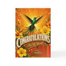 Congratulations Big Up Yusef -From Jamaica - cards