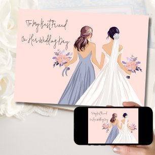 Congratulations Bride with Maid of Honour Card