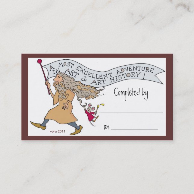 Congratulations! Business Card (Front)