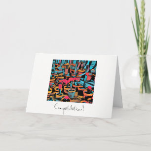 Congratulations Cactuses Greeting Card