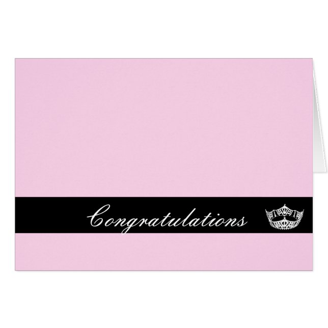Congratulations Card (Front Horizontal)