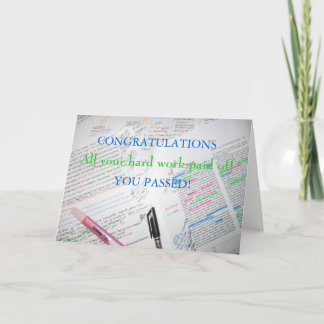 CONGRATULATIONS CARD