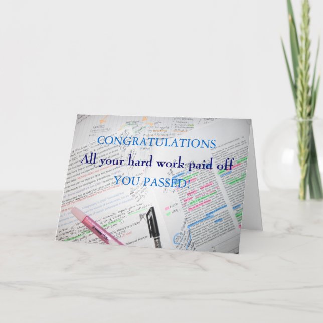 CONGRATULATIONS CARD (Front)