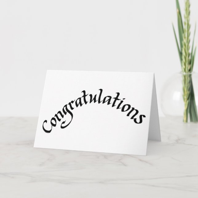 Congratulations Card (Front)