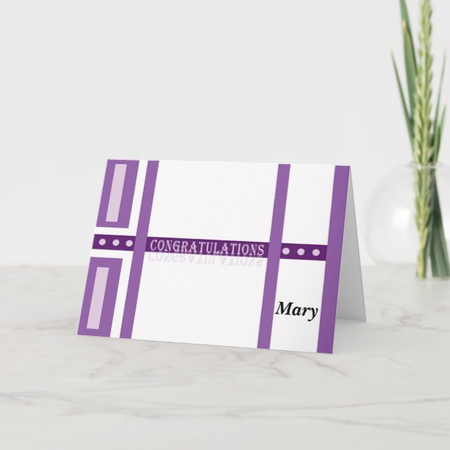 Congratulations Card (Front)