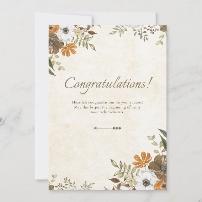 Congratulations Celebration Invitation (Front)