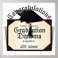 Congratulations! Certificate of Completion Diploma