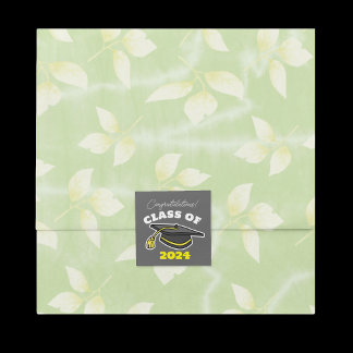CONGRATULATIONS CLASS 2024 GRADUATION SQUARE STICKER