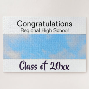 Congratulations Class of 2020 Photo Template Jigsaw Puzzle