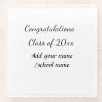Congratulations class of add year name school col