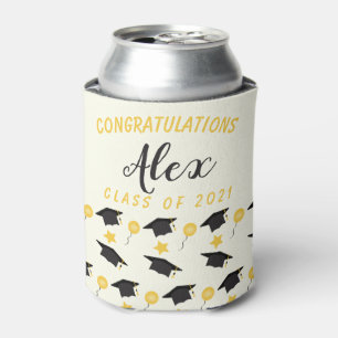 Congratulations Class Of Graduate Customise Name Can Cooler