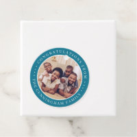 Congratulations Classic Simple Family Photo