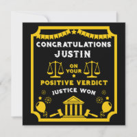 Congratulations Court Verdict