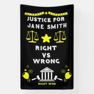 Congratulations Court Verdict Banner