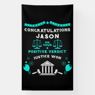 Congratulations Court Verdict Banner