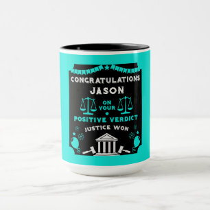Congratulations Court Verdict Mug