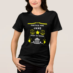 Congratulations Court Verdict Tri-Blend Shirt