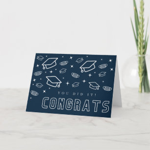 Congratulations! Covid-19 Pandemic Mask Graduation Card