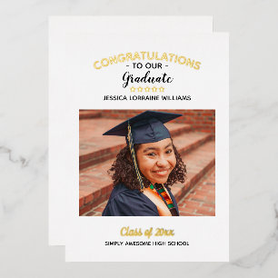 Congratulations Custom Photo Graduate Graduation