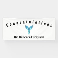 Congratulations Doctor Physician Caduceus Gold