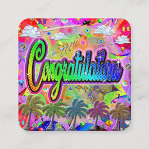 Congratulations Enclosure Card ~ Vista Express