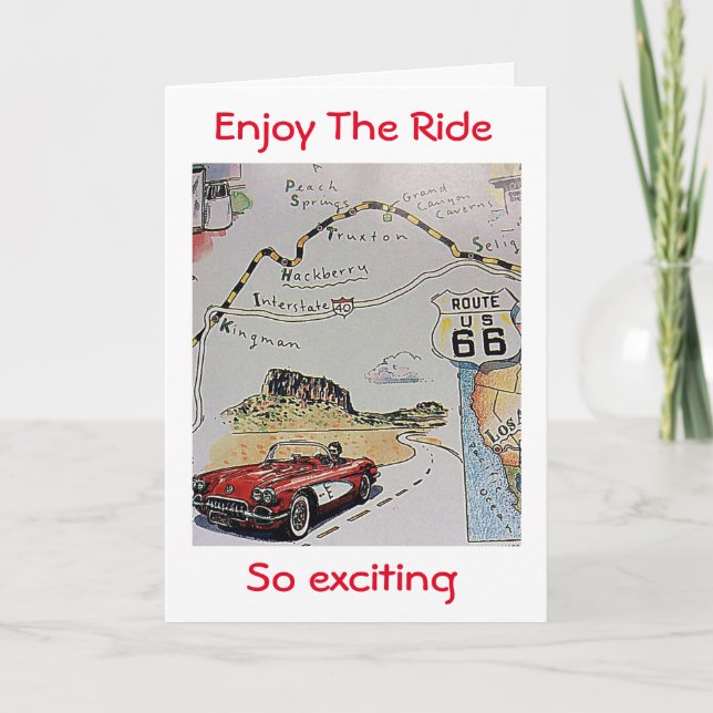 CONGRATULATIONS=ENJOY THE RIDE CARD (Front)