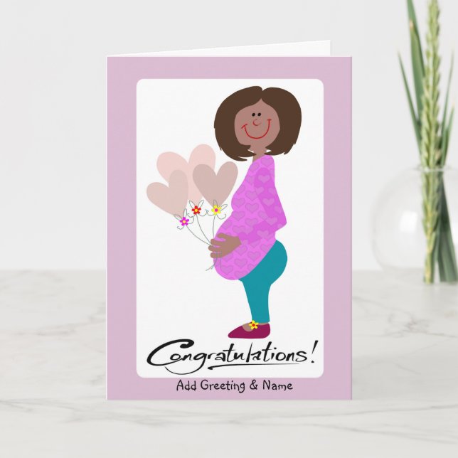 Congratulations Expectant Mom Card (Front)