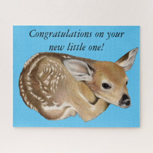 Congratulations! Fawn Jigsaw Puzzle