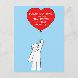 Congratulations Finalisation of Adoption Postcard