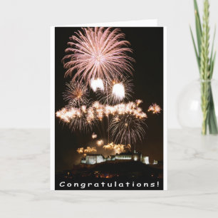 Congratulations Fireworks! Card