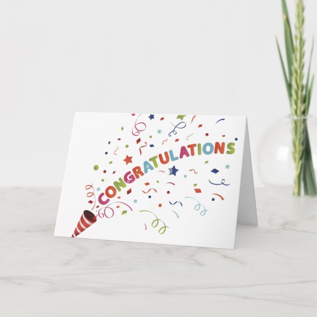 CONGRATULATIONS FOR "ANY OCCASION" CARD (Front)