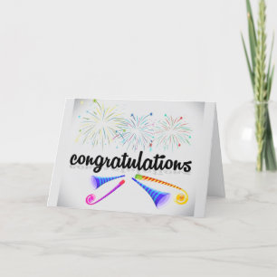 CONGRATULATIONS FOR "ANY OCCASION" CARD