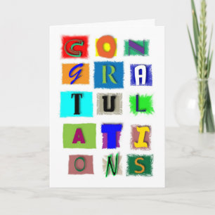 Congratulations for any occasion card