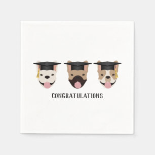 Congratulations French Bulldogs Napkin