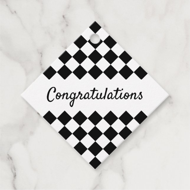 Congratulations From All Of Us Paper Tag (Front)