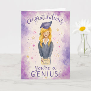 Congratulations Genius! Card