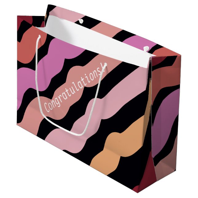 Congratulations Gift Bag (Front Angled)