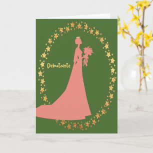 Congratulations & Gift Card for Debutante