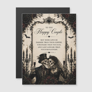 Congratulations Gothic Happy Couple Wedding