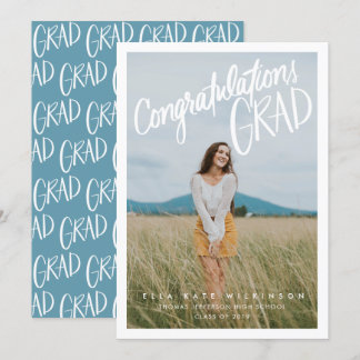 Congratulations Grad Graduation Announcement