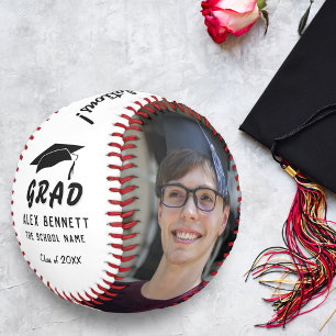 Congratulations Grad Graduation Cap 2 Photo Baseball