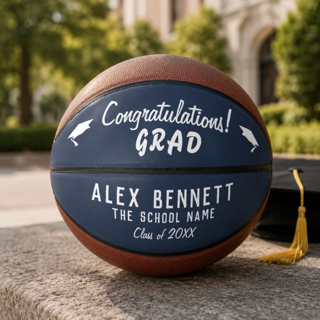 Congratulations Grad Graduation Cap Basketball (Creator Uploaded)