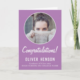 Congratulations Graduate 2 Photo Graduation Card