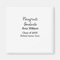congratulations graduate add name class year schoo