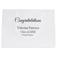Congratulations graduate add school name simple mo