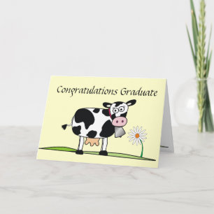 Congratulations Graduate-Cow Card