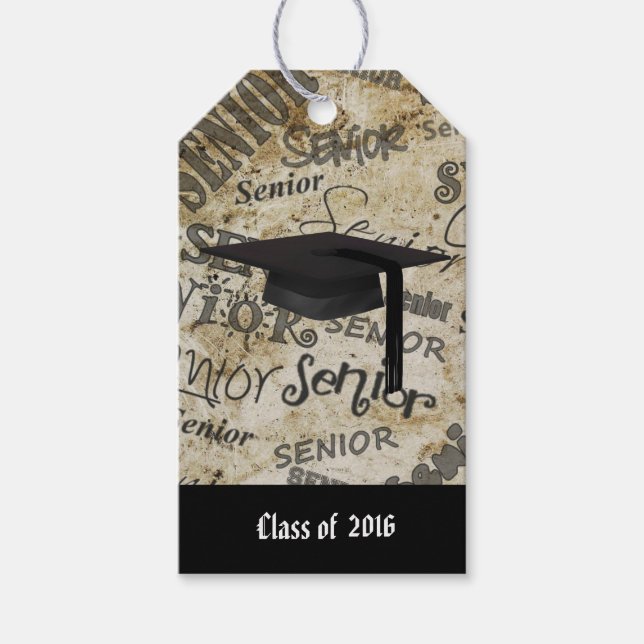 Congratulations, Graduate Custom Gift Tags (Front)