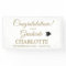 Congratulations graduate custom gold script text