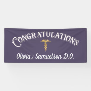 Congratulations Graduate DO Doctor Banner