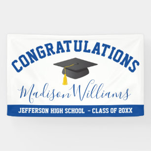 Congratulations Graduate Elegant Script Custom Banner